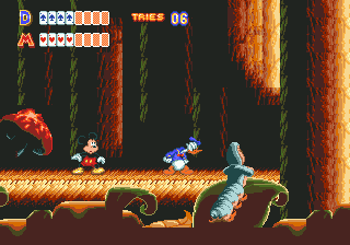 Скриншот игры World of Illusion Starring Mickey Mouse and Donald Duck